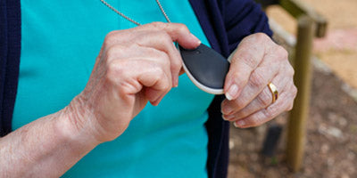 Wear the alarm comfortably in a way that suits you
