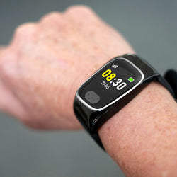 Personal Alarm Watch on wrist